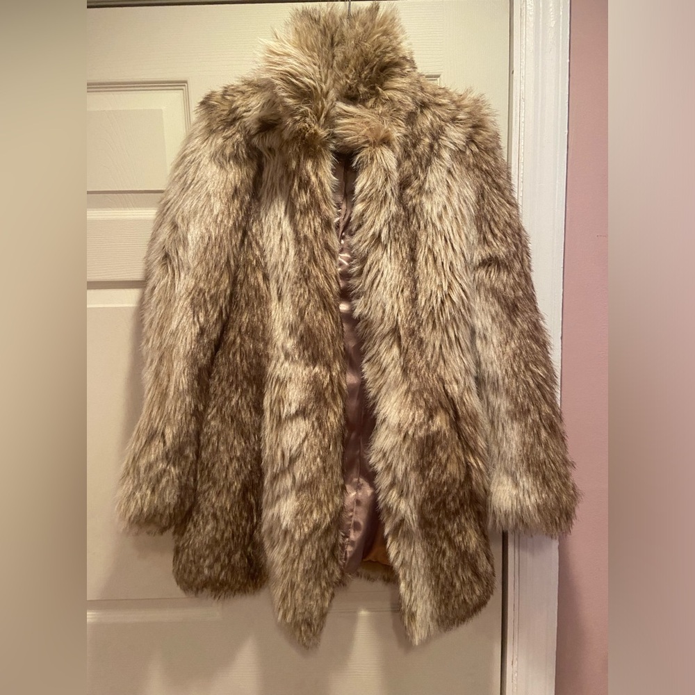 Vintage Faux fur mink coat